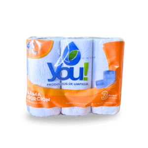 Papel de cocina YOU x 3 rollos