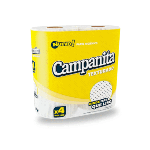 Papel higiénico Campanita x 4 rollos